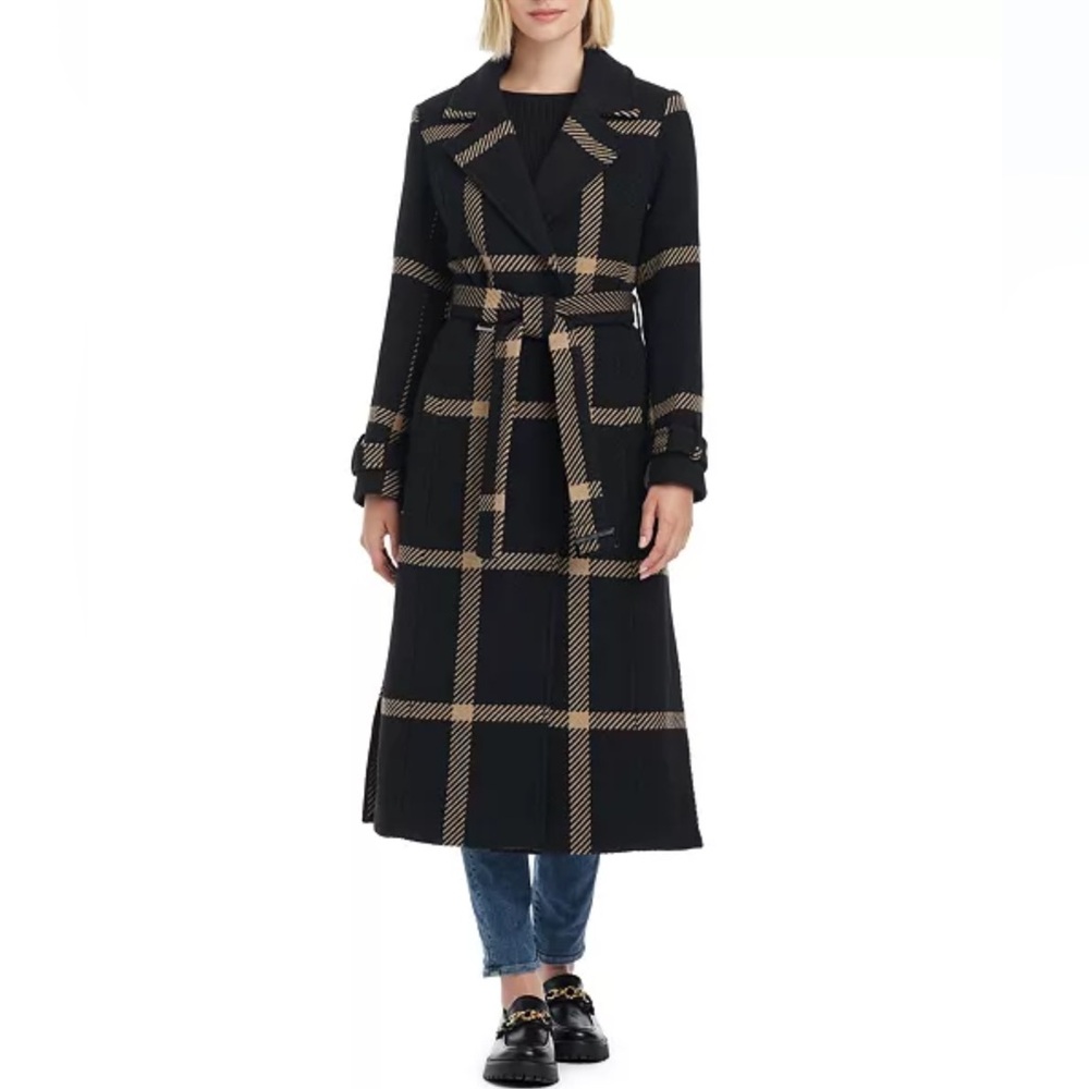 Vince Camuto Maxi Wool Blend Coat